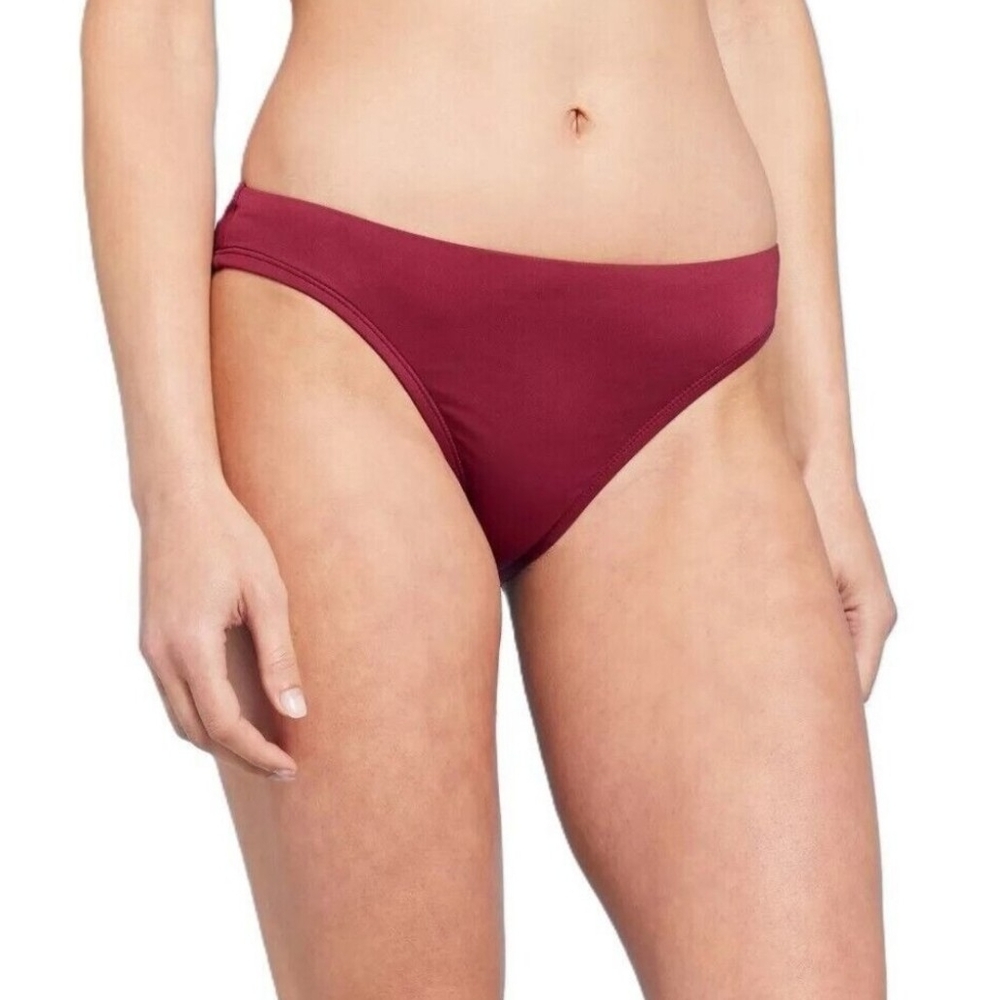 Burgundy Bikini Bottom-